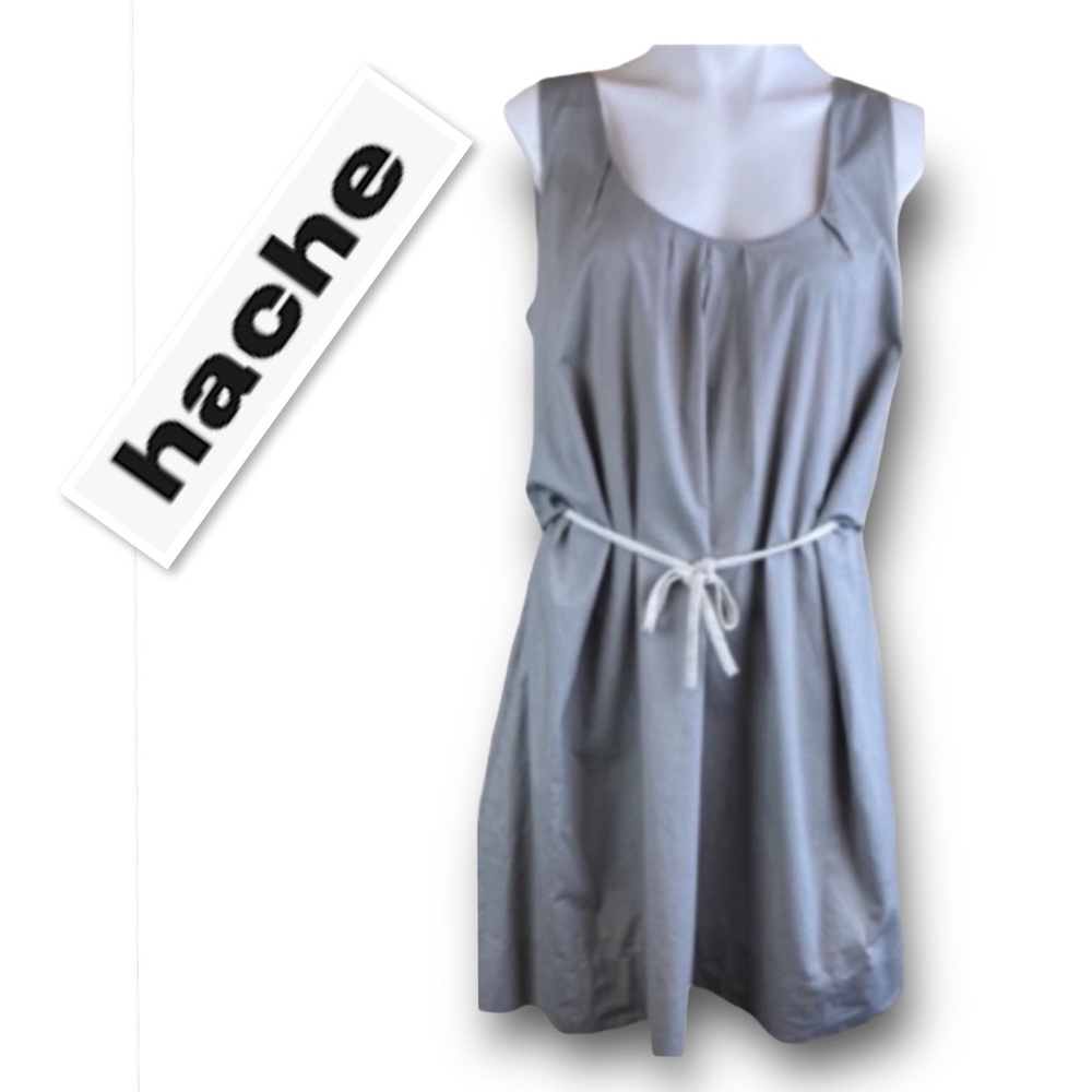 HACHE Made In Italy Sleeveless Cotton Dress Size 46 (US 10)